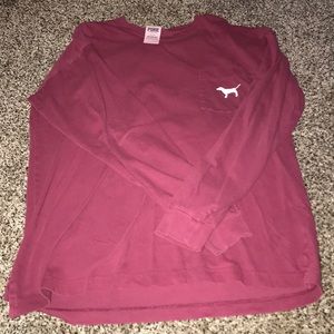 long sleeve, PINK. dog shirt